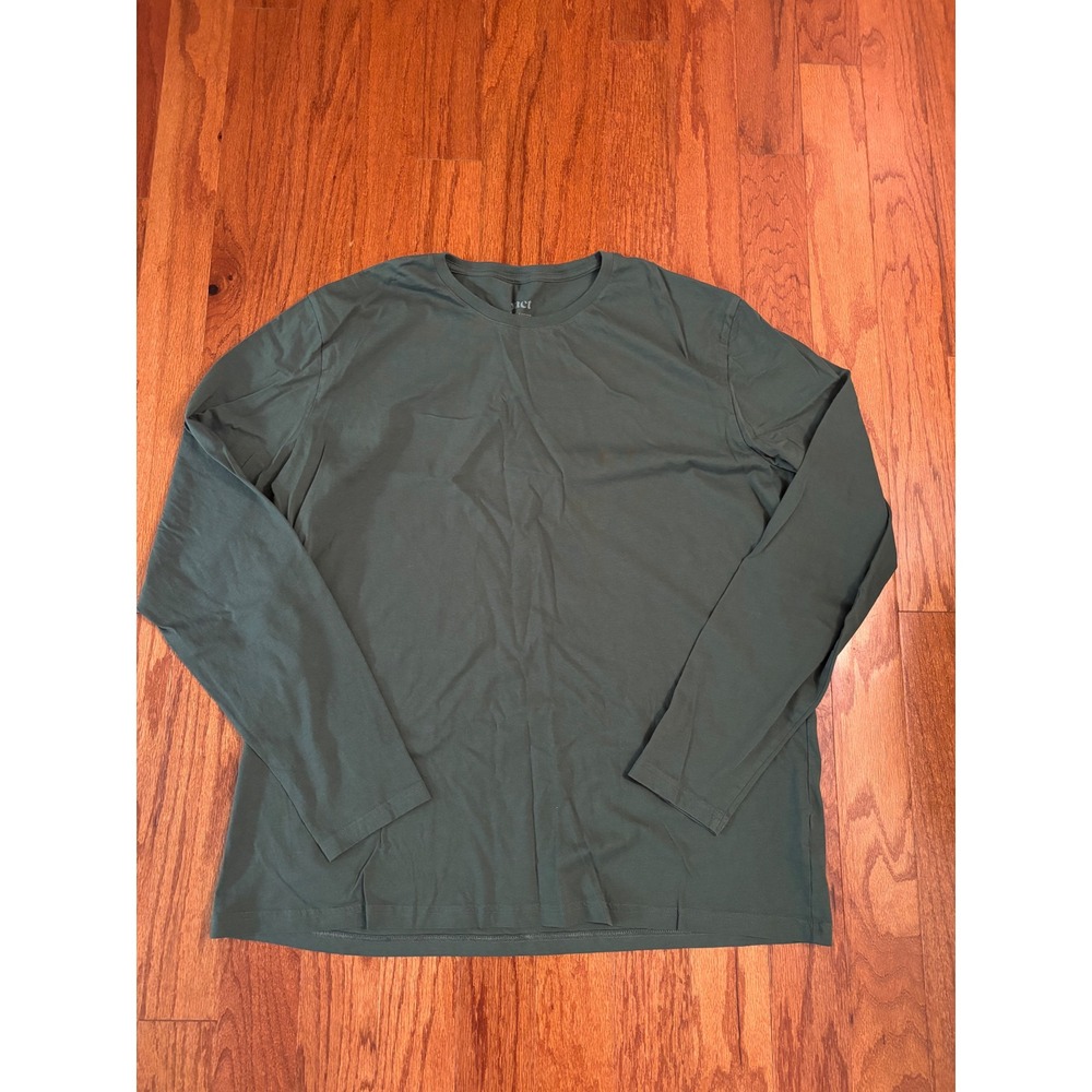 Pact Forrest Green Long Sleeve T-Shirt Size XL